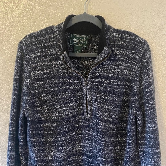 Woolrich Women's‎ XL Quarter-Zip Wool-Blend Sweater - Picture 8 of 8
